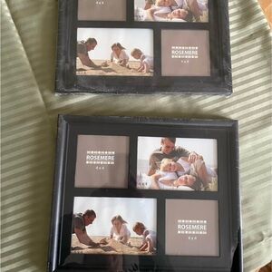 Staple Black Multi-Photo Frame Set of 2  Staples Black Document Frame Set of 2